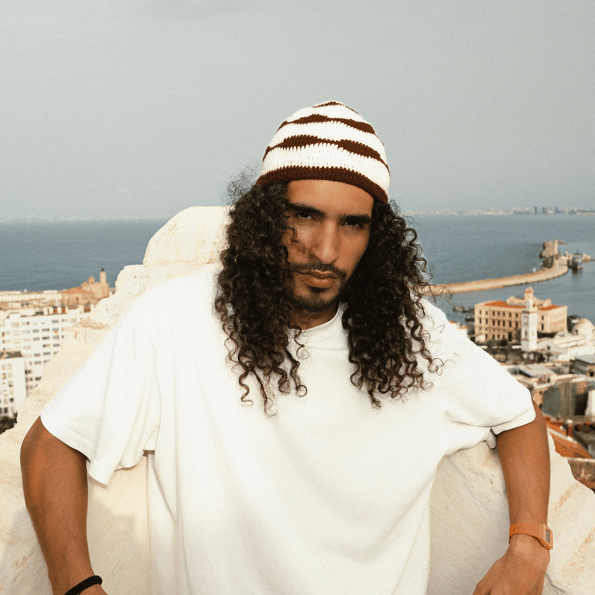WARDA - BONNET EN CROCHET CHECHA ROSE