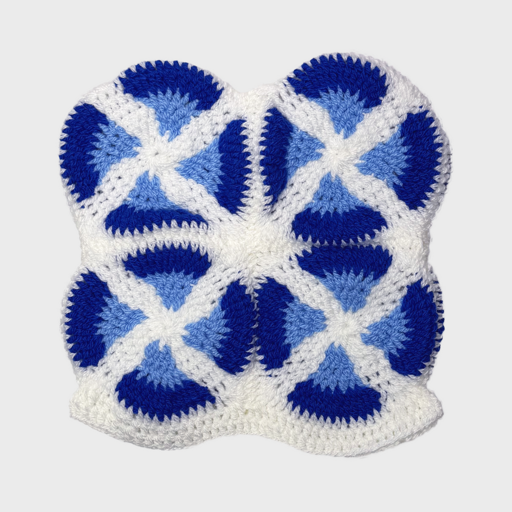 BAHR - BONNET EN CROCHET BLEU