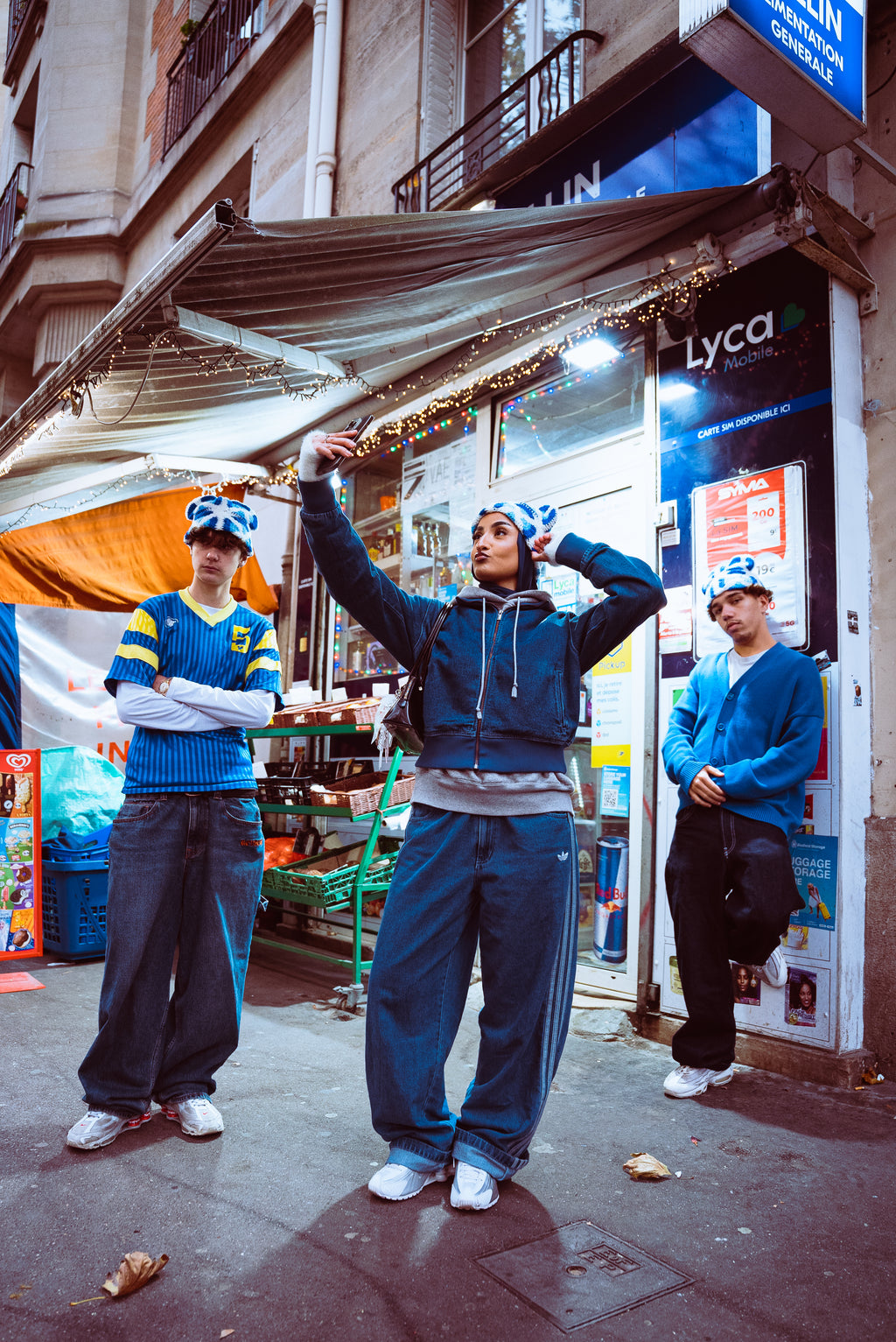 BAHR - BONNET EN CROCHET BLEU