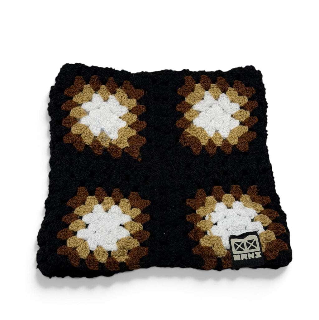KAHWA - BONNET EN CROCHET GATA V2 NOIR/MARRON