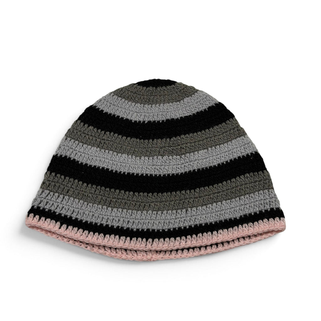 LILA - BONNET EN CROCHET GATA BLANC/NOIR