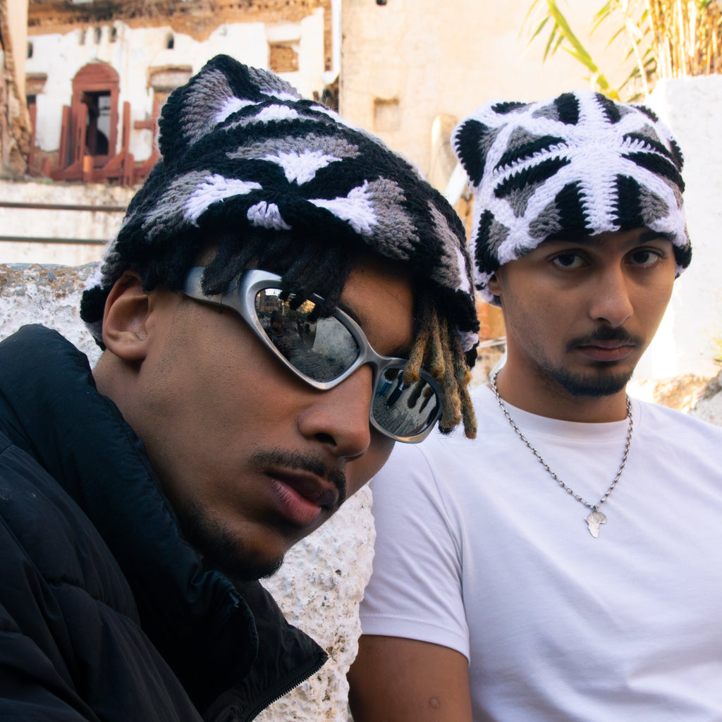 LAYL - BONNET EN CROCHET NOIR